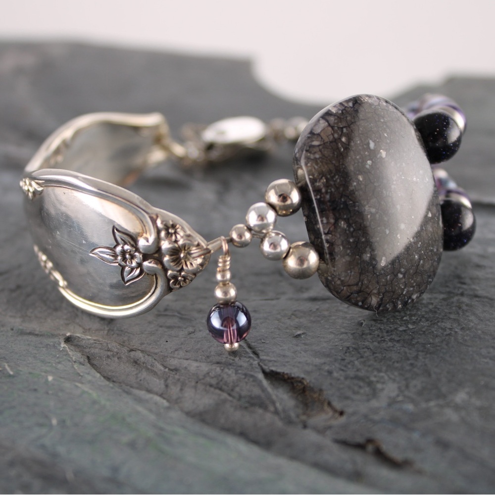 One-of-a-kind beaded bracelet